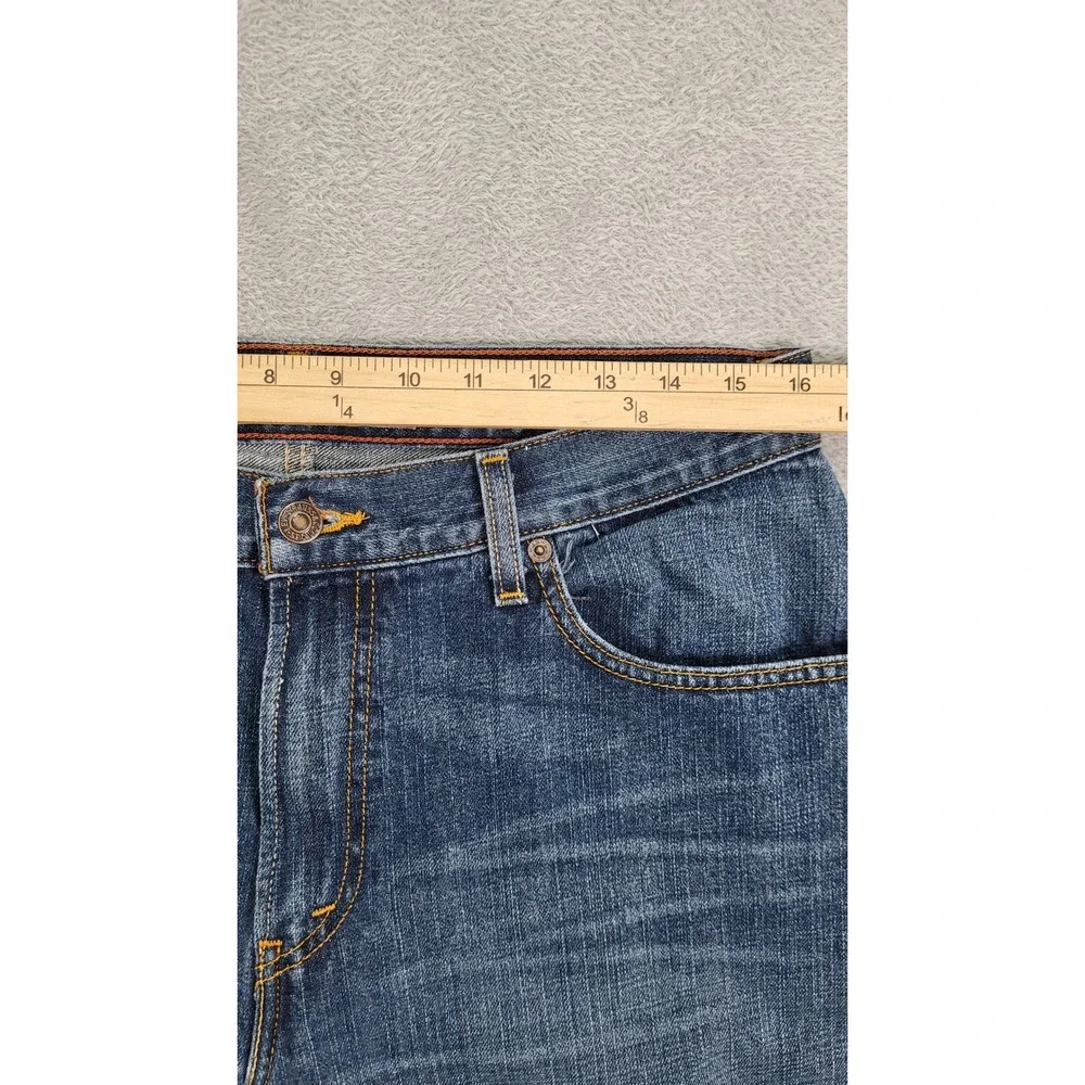 Levis 559 Relaxed Straight Jeans Mens 33x34 Medium Wash Blue 100% Cotton Denim